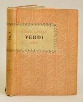 Eősze László: Verdi Bp., 1961. Gondolat. Dedikált!