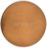 Vincze Dénes (1914-1972) ~1960. Bronz fém szocreál plakett eredeti zöld dísztokban, hozzá tartozó je...