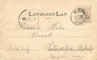 1899 Marosvásárhely, Kossuth-szobor; kiadja Bogdánffy István / statue