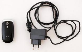 LG KG220 mobiltelefon, töltővel, magyar nyelvű leírással, jó állapotban, működik