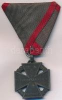 1916. "Károly - Csapatkereszt" cink kitüntetés nem eredeti mellszalaggal T:2 Hungary 1916. "Karl Troop Cross" zinc decoration with not original ribbon C:XF