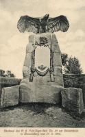 Václavice, Wenzelsberg; Denkmal des K.K. Feld-Jäger-Bat. No. 25 am Schlachtfelde / military monument
