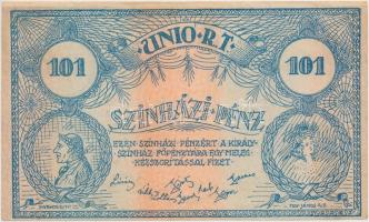 ~1920. "Király Színház - 101" színházi pénz T:III