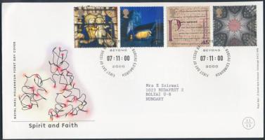 Spirit and faith set FDC Lélek és hit sor FDC-n