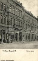 Szeged, Bástya utca, Grünwald Herman kiadása / street (EK)