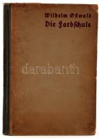 Ostwald, Wilhelm: Die Farbschule. Eine Anleitung zur praktischen Erlernung der wissenschaftlichen Farbenlehre. Mit 1 Doppeltafel und 12 Figuren im Text. Leipzig, 1924, Verlag Unesma G.m.b.H. Biai-Föglein István aláírásával! Kiadói félvászon kötés, kissé kopott állapotban / half linen binding, good condition.