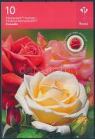Rózsák öntapadós bélyegfüzet, Roses self-adhesive stampbooklet