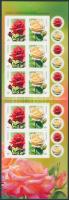 Roses self-adhesive stampbooklet Rózsák öntapadós bélyegfüzet