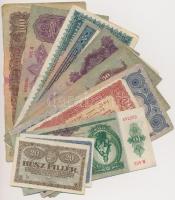30db-os vegyes magyar korona és pengő bankjegy tétel T:vegyes