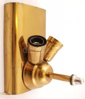 Retro réz falilámpa, 20×13 cm