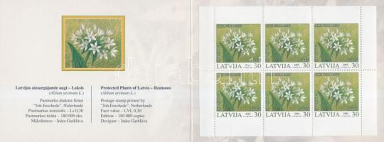 Flower stamp-booklet Virág bélyegfüzet