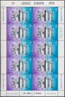 Europa CEPT postal and telecommunications set mini sheet Europa CEPT posta és távközlés kisívsor