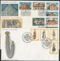 Teljes évfolyam kiadásai 11 db FDC-n, Complete year on 11 FDC