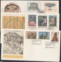 Teljes évfolyam kiadásai 11 db FDC-n, Complete year on 11 FDC