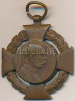 1908. "Katonai Jubileumi Kereszt" aranyozott Br kitüntetés mellszalag nélkül T:3 aranyozás lekopott Hungary 1908. "Military Jubilee Cross" gilt Br decoration without ribbon C:F worn gilding NMK 269.