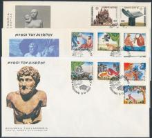 1987 Teljes évfolyam kiadásai 12 db FDC-n