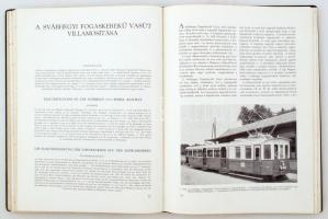 1930-1932 Ganz közlemények c. időszakos lap 3 évben kiadott számai. Összesen 8 db, benne a hazai vas...