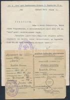 1932-1937 A Magyar Cserkészszövetség által kiállított különféle iratok(belépési igazolvány, igazolás, stb.), 4 db