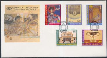 Saloniki European Capital of Culture set FDC Saloniki Európa kulturális fővárosa sor FDC-n