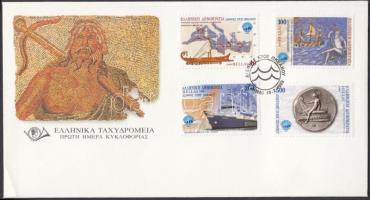 1999 Óceánok nemzetközi éve sor Mi 2000-2003 FDC-n