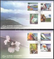Őshonos állatok és növények sor 2 db FDC-n, Native flora and fauna set 2 FDC