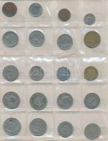 20db-os vegyes külföldi fémpénz tétel, közte Dél-Afrika, Japán, Thaiföld T:vegyes 20pcs of various metal coins, including South Africa, Japan, Thailand C:mixed