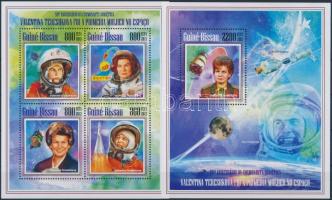 Tereshkova minisheet + block, Tyereskova 4é kisív + blokk
