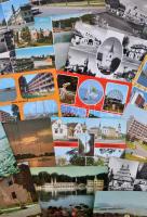 87 db MODERN magyar városképes lap / 87 modern Hungarian town-view postcards