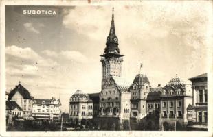 Szabadka - 6 db régi képeslap, vegyes minőség / 6 old postcards, mixed quality