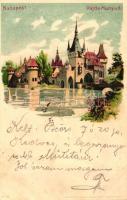 1899 Budapest XIV. Vajdahunyad vára, litho