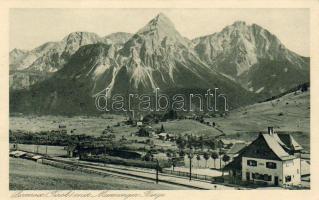 Lermoos Bahnhof Foto AK