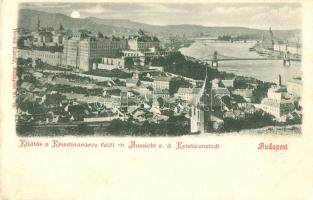 Budapest I. Tabán, kilátás a Krisztinaváros felől