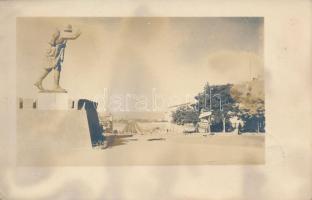 Ankara city view with military monument photo