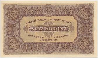 1923. 100K "Magyar Pénzjegynyomda Rt. Budapest" T:I