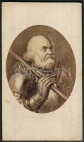 1860. keményhátú fotó Götz von Berlichingen vaskezű lovag