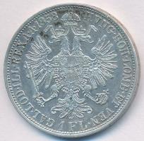 Ausztria 1858A 1Fl Ag "Ferenc József" T:2,2- Austria 1858A 1 Florin Ag "Franz Joseph" C:XF,VF