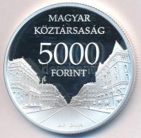 2009. 5000Ft Ag "Világörökség helyszínek: Budapest" T:PP Tanúsítvánnyal