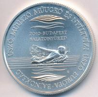 2010. 5000Ft Ag "Úszó EB" T:BU Tanúsítvánnyal
