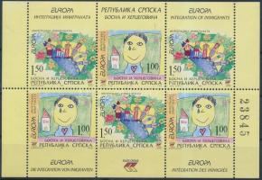 2006 Europa CEPT, Integráció bélyegfüzetlap H-Blatt 9 (Mi 366 Do/Du -367 Do/Du)