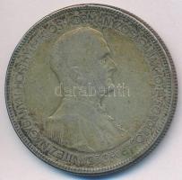 1930. 5P Ag "Horthy jobbra" T:3 patina
Adamo P8