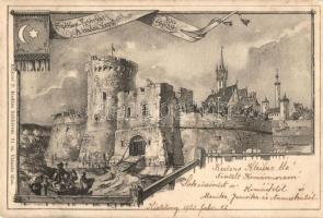 Székesfehérvár, Budai kapu 300 évvel ezelőtt, anno, Klökner P. kiadása (EK)