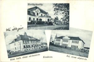 Kenderes, Horthy-kastély, katolikus zárdaiskola, református népiskola