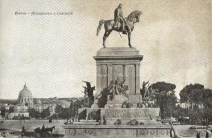 Roma, Rome; Monument of Garibaldi (fl)