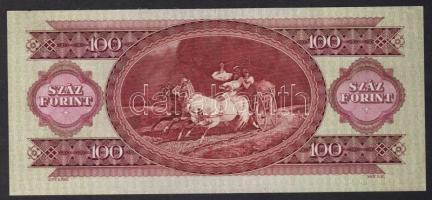 1949. 100Ft elő- és hátlap felcsúszott nyomással T:I