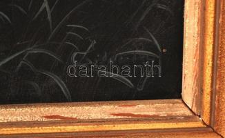 Olvashatatlan jelzéssel: Éjszakai halászat. Olaj, vászon, 47×38 cm