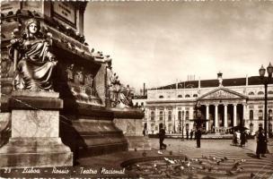 Lisbon, Lisboa; Rossio, Theatro Nacional (fa)