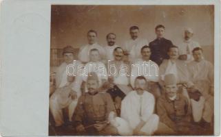 1915 Nagyszombat, Trnava; Katonai kórház kórterem belső / K.u.K. military hospital interior, photo