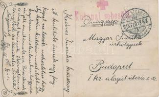 1915 Nagyszombat, Trnava; Katonai kórház kórterem belső / K.u.K. military hospital interior, photo