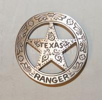 USA "Texas Ranger" jelvény másolat, tanúsítvánnyal T:1