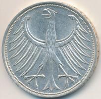 NSZK 1965F 5M Ag T:2
FRG 1965F 5 Mark Ag C:XF
